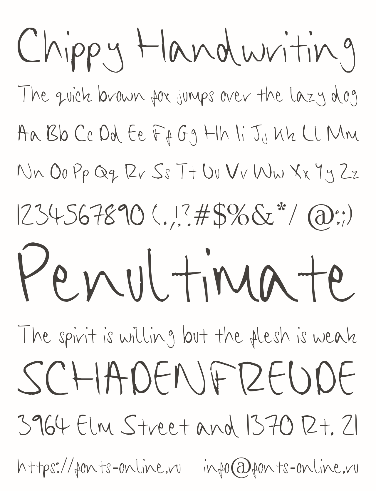 Chippy Handwriting Free Font Download